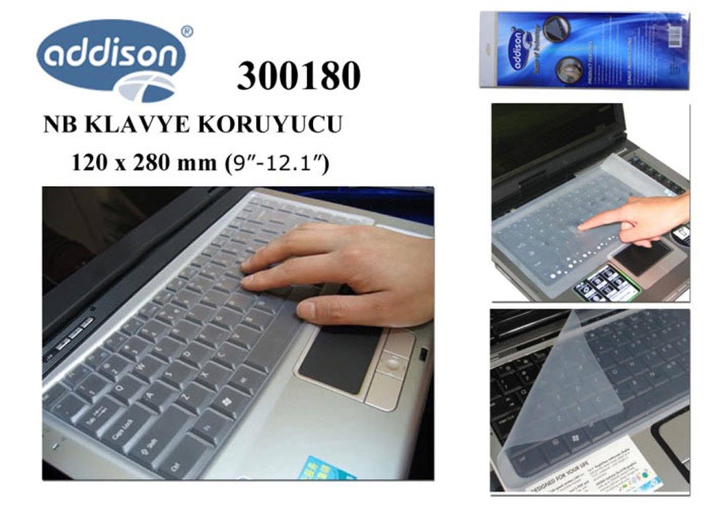 Addison 300180 9"-12.1" Notebook Klavye Koruyucu MOUSE SET
