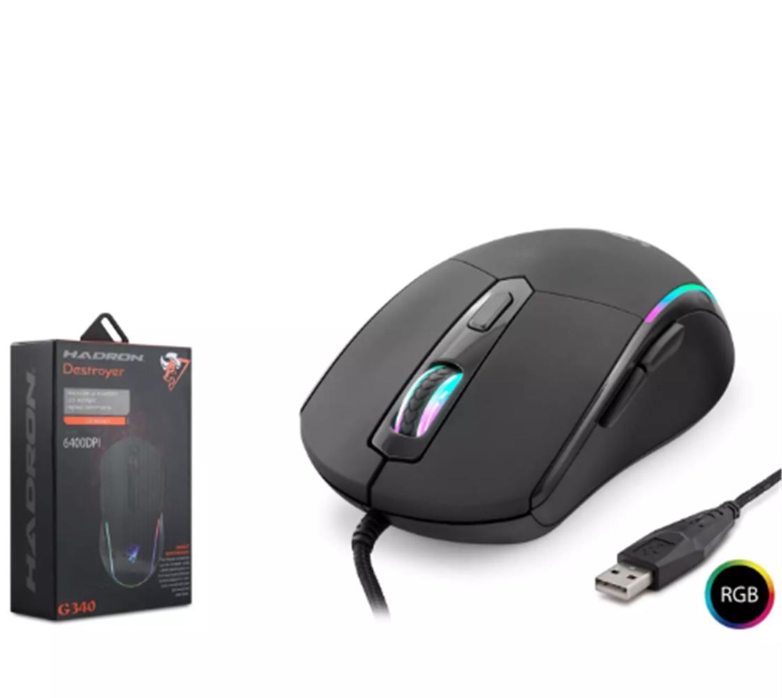 Hadron Destroyer G340 Rgb 6 Buttons Usb 6400 Dpı O MOUSE