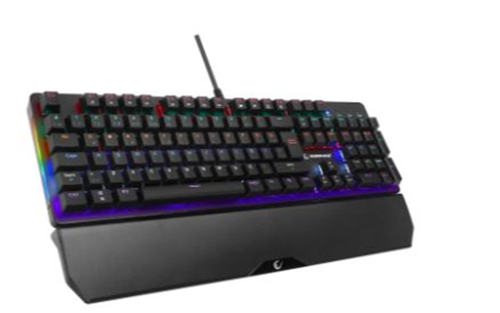 Rampage KB-R86 UMBRA Siyah USB Rainbow Aydınlatmal KLAVYE