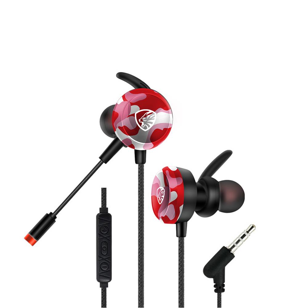 Hytech HY-GK4 3,5 Oyuncu Esnek Mikrofonlu Kırmızı KULAKLIK