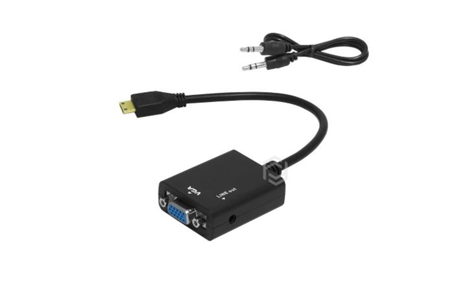 Frisby FA-6672C Mini HDMI - VGA ve SES Aktif Dijit KULAKLIK
