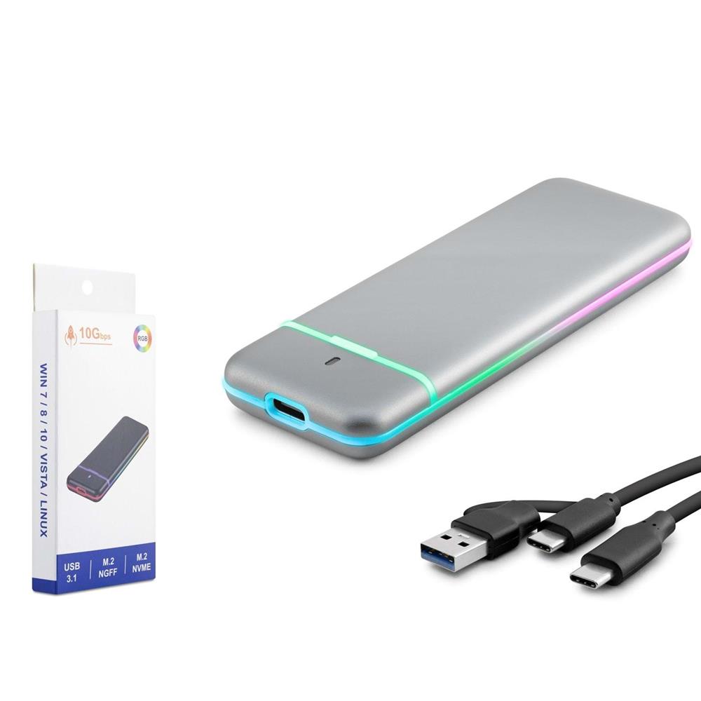 Hadron M2 Hdx1774 Ssd Kutu Type-C3.1 + Usb3.0 Nvme HDD KUTULARI DOCK