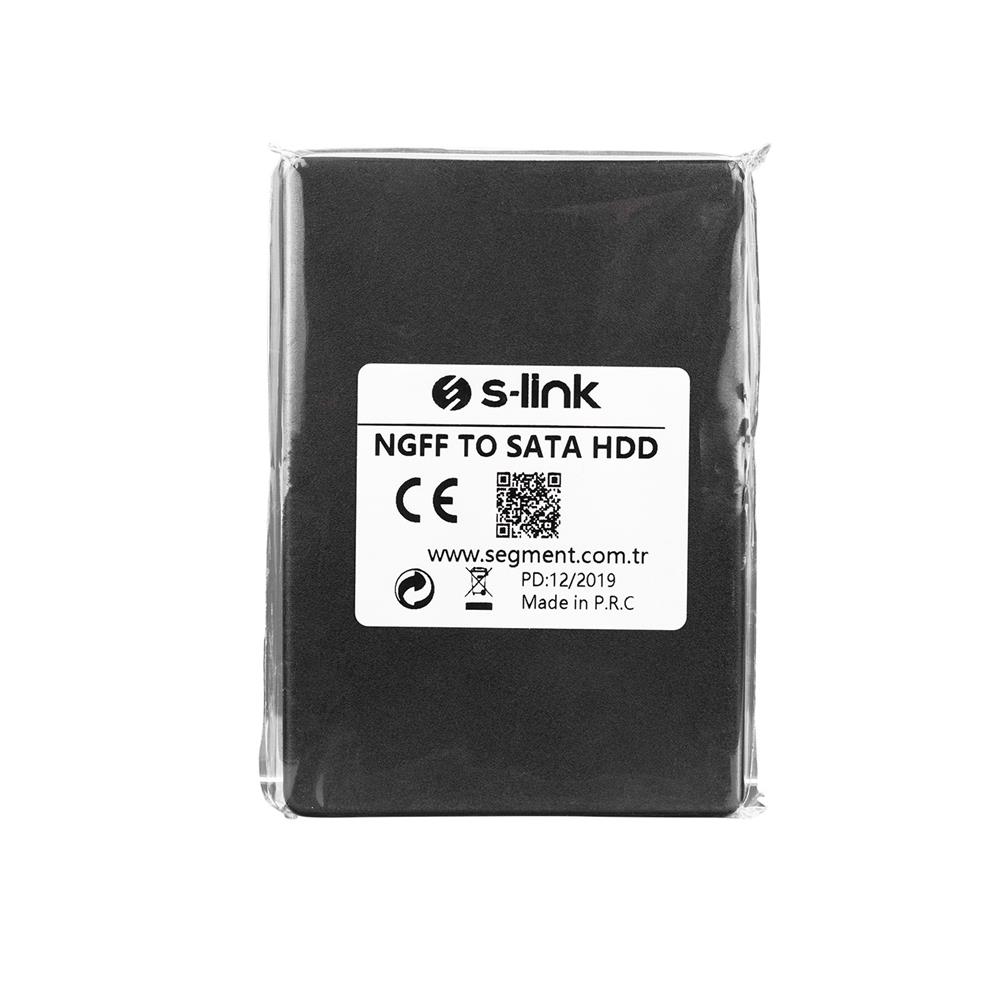 S-link NGFF TO SATA Harici 2.5" Siyah Hdd Kutusu KUTULARI DOCK