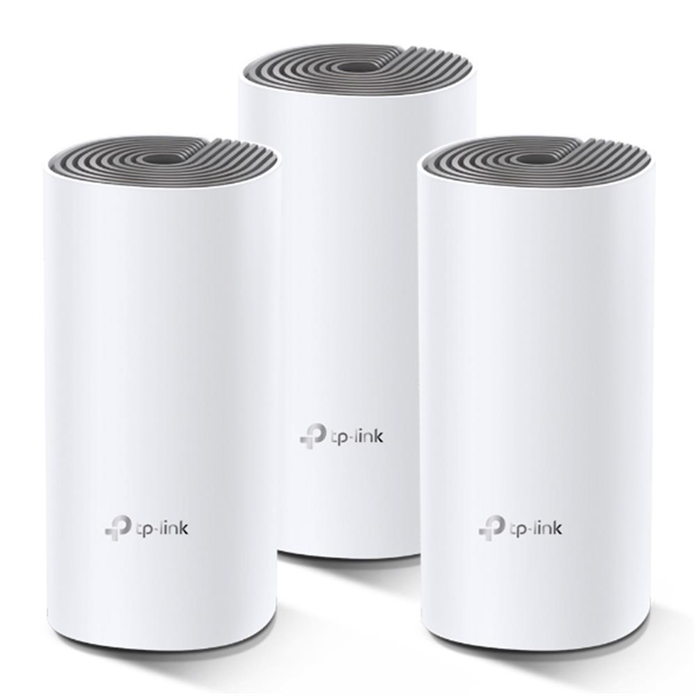 TP-LINK DECO E4 EV WI-FI SİSTEMİ (ÜÇLÜ) ACCESSPOINT ROUTER