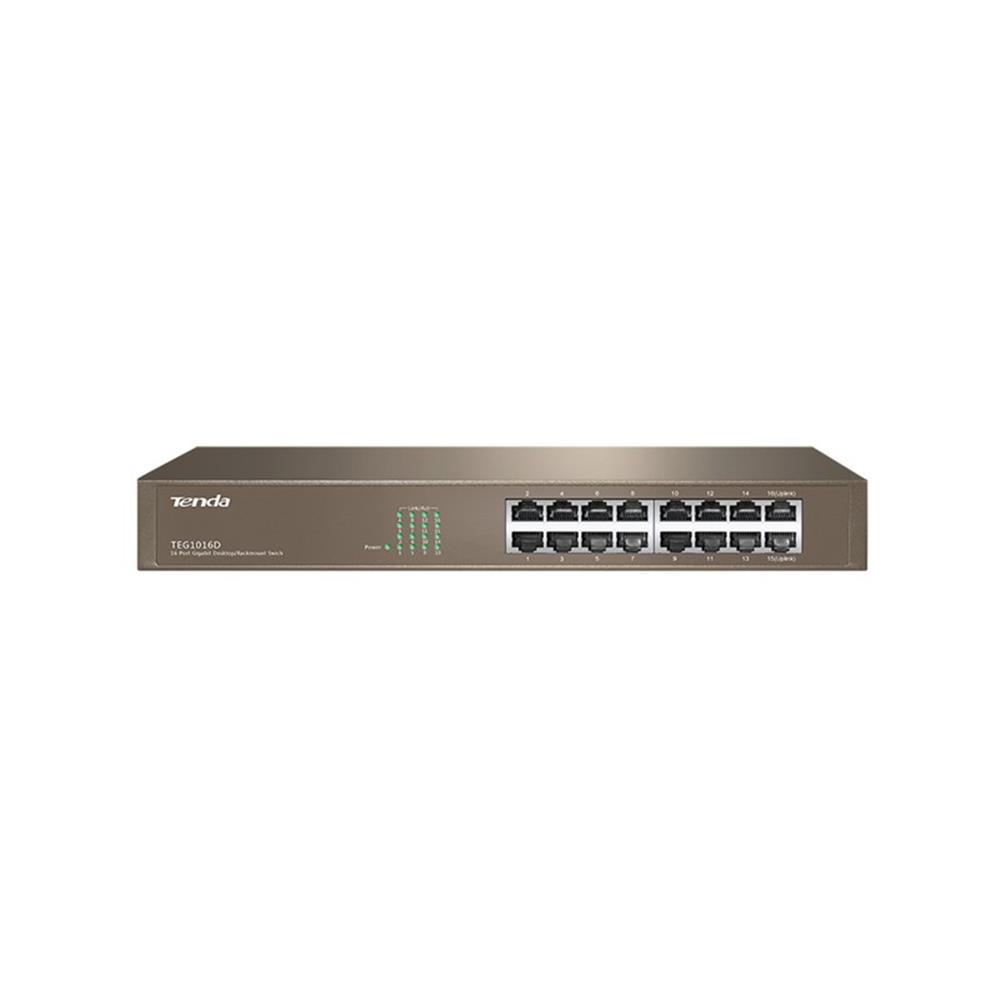 TENDA TEG1016D 16PORT 10/100/1000 GİGABİT ETHERNET SWITCH