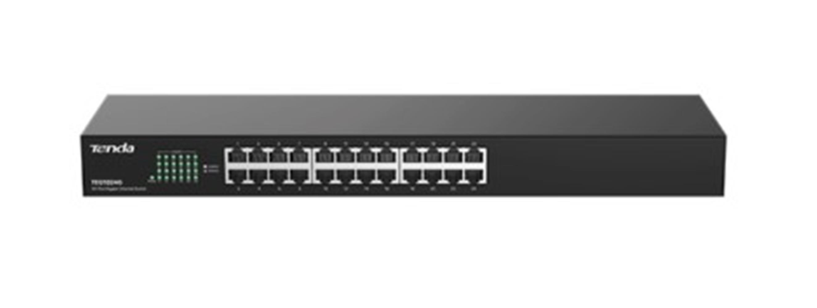 Tenda TEG1024G 24 Port 10/100/1000 Mbps 19" Switch