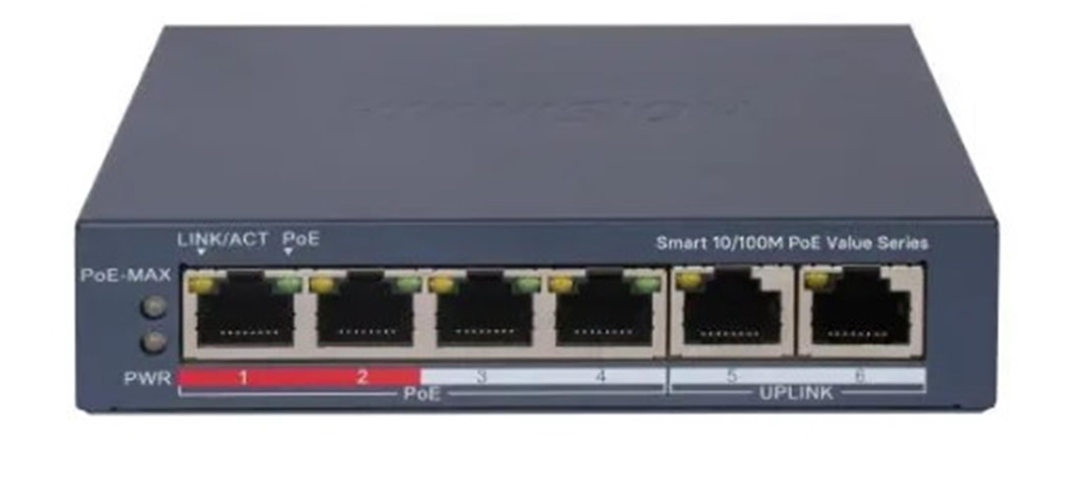 Hikvision DS-3E1106P-EI/M 4 Port PoE 10/100 SWITCH