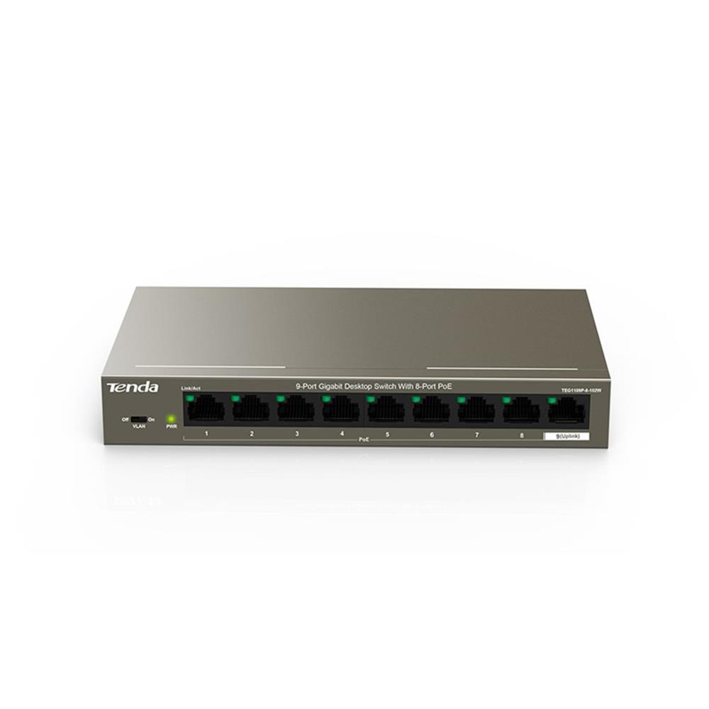 Tenda TEG1109P 9Port 10/100/1000 8 Port PoE Switch