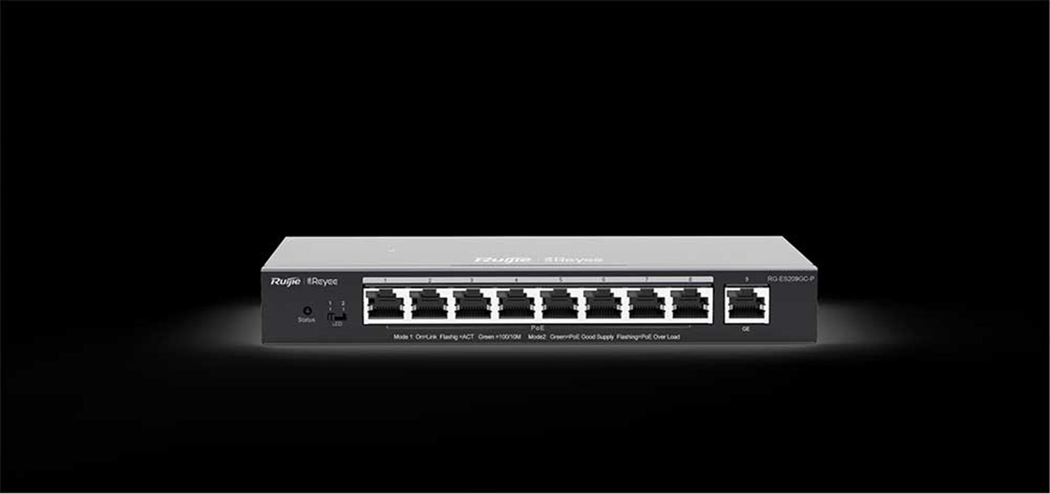 Ruijie-Reyee RG-ES209GC-P  9 PORT  8 PORT 120W POE SWITCH