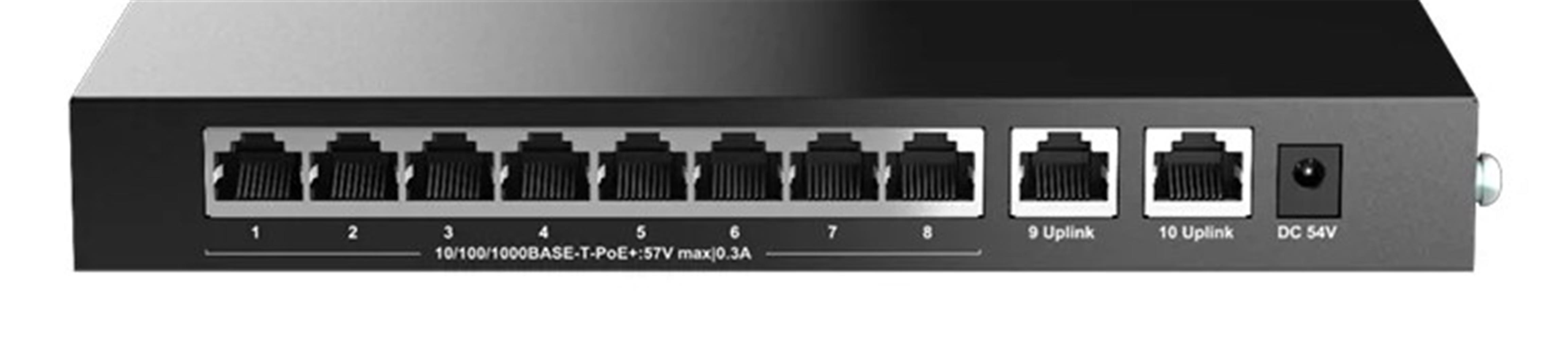 H3C Magic BS210T-P 8 Port Poe+ 2 Port Uplink 10/10 SWITCH