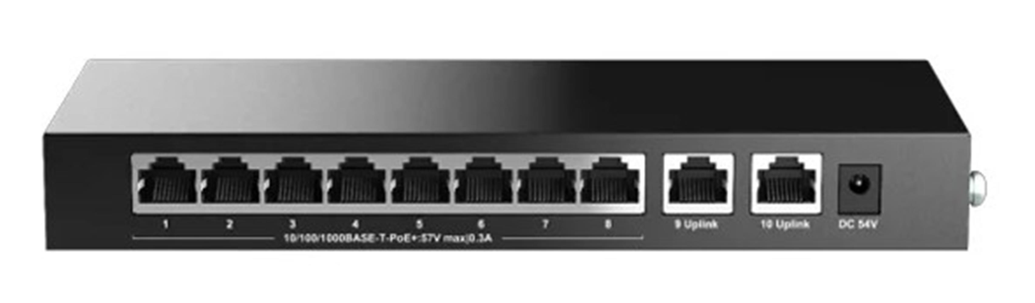 H3C Magic BS210T-HP 8 Port Poe+ 2 Port Uplink 10/1 SWITCH