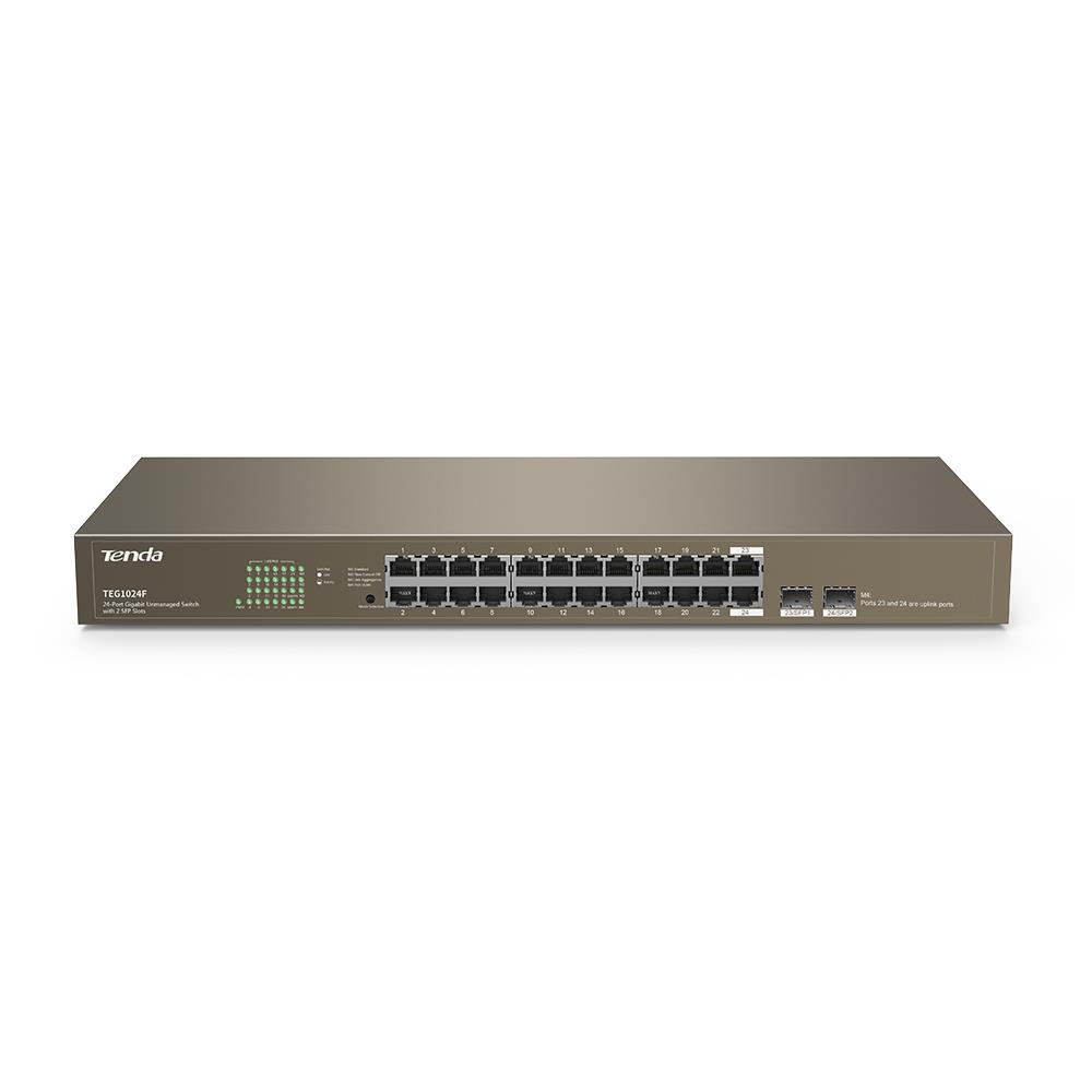 TENDA  TEG1024F 24Port 10/100/1000 Rack-M Switch