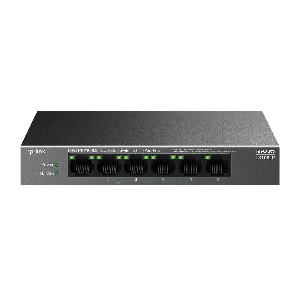 Tp-Link LS109P 9 Port 10/100 Mbps 8 Port Poe+ 10/1 SWITCH