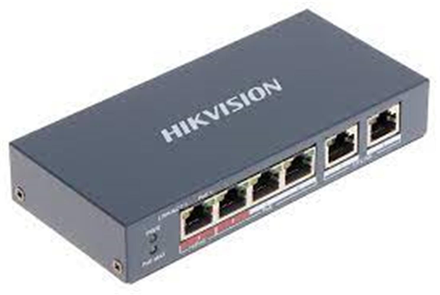 Hikvision DS-3E0106P-E/M 4 Portlu 10/100 Fast SWITCH
