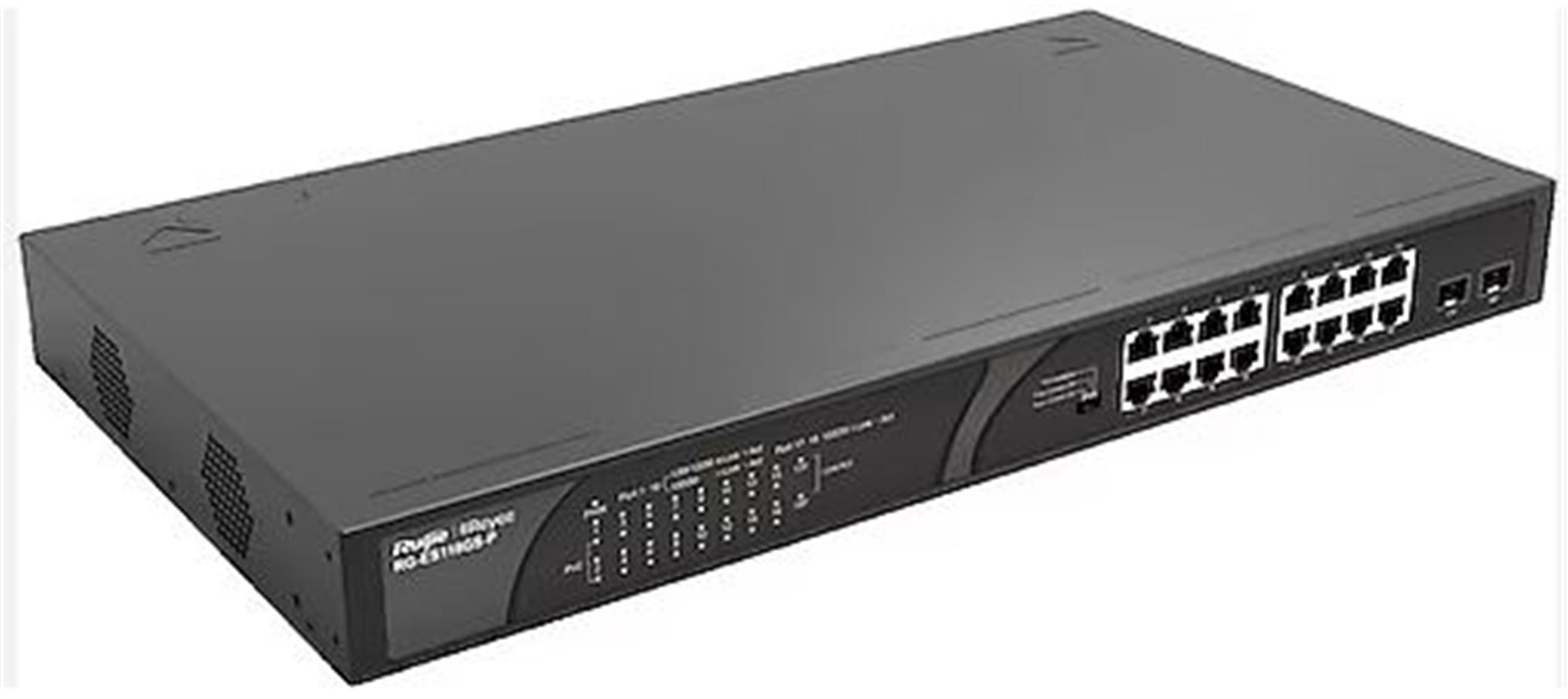 Ruijie-Reyee RG-ES118GS-P 16 Port POE+ 10/100/1000 SWITCH