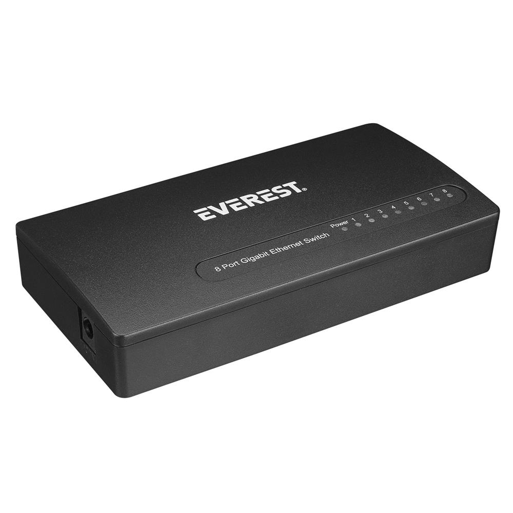 Everest EVERLINK ESW-808 8 Port 10/100/1000Mbps Gi SWITCH