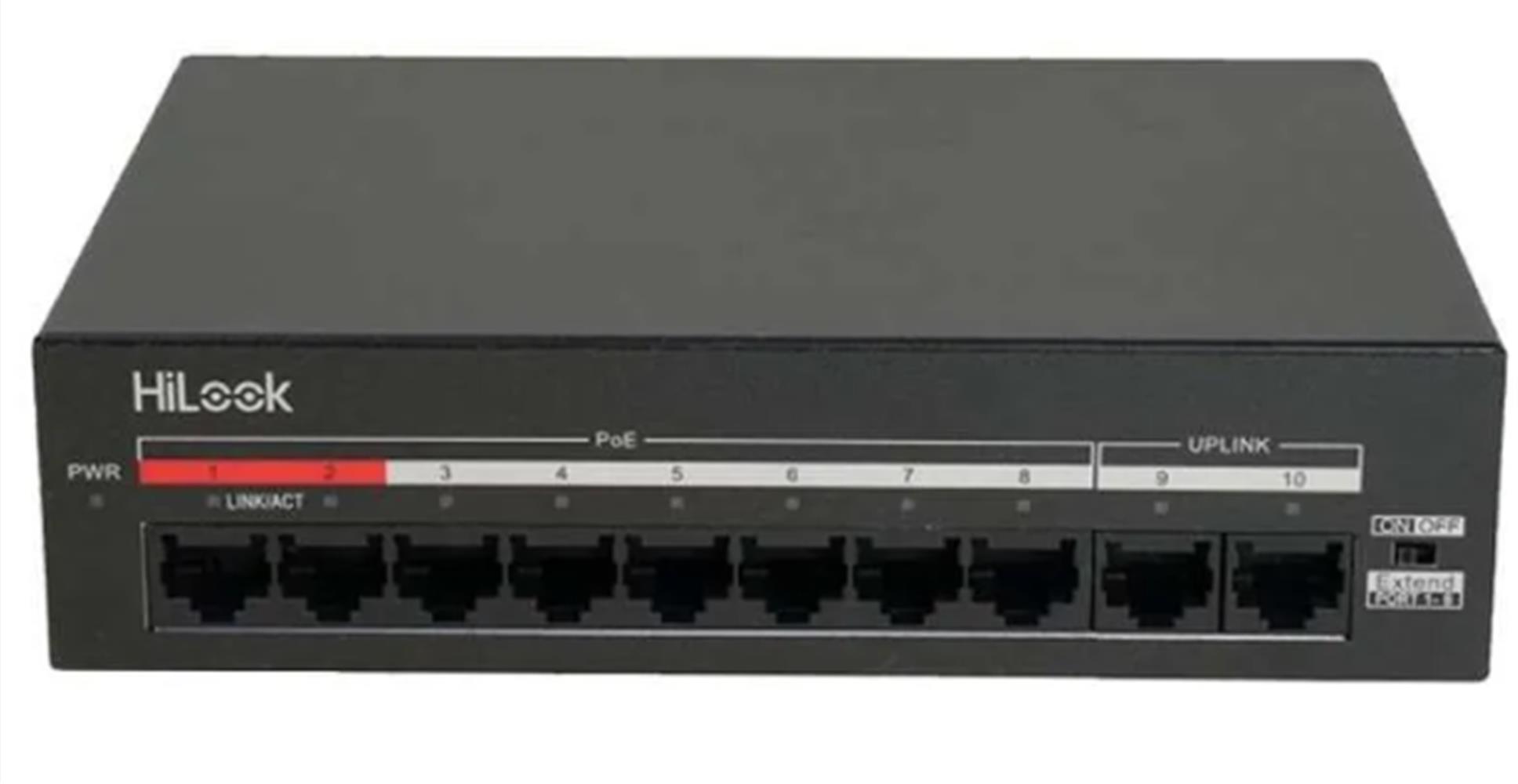 Hilook NS-0110MP-60 8 Port PoE, 60W, +2 Port SWITCH