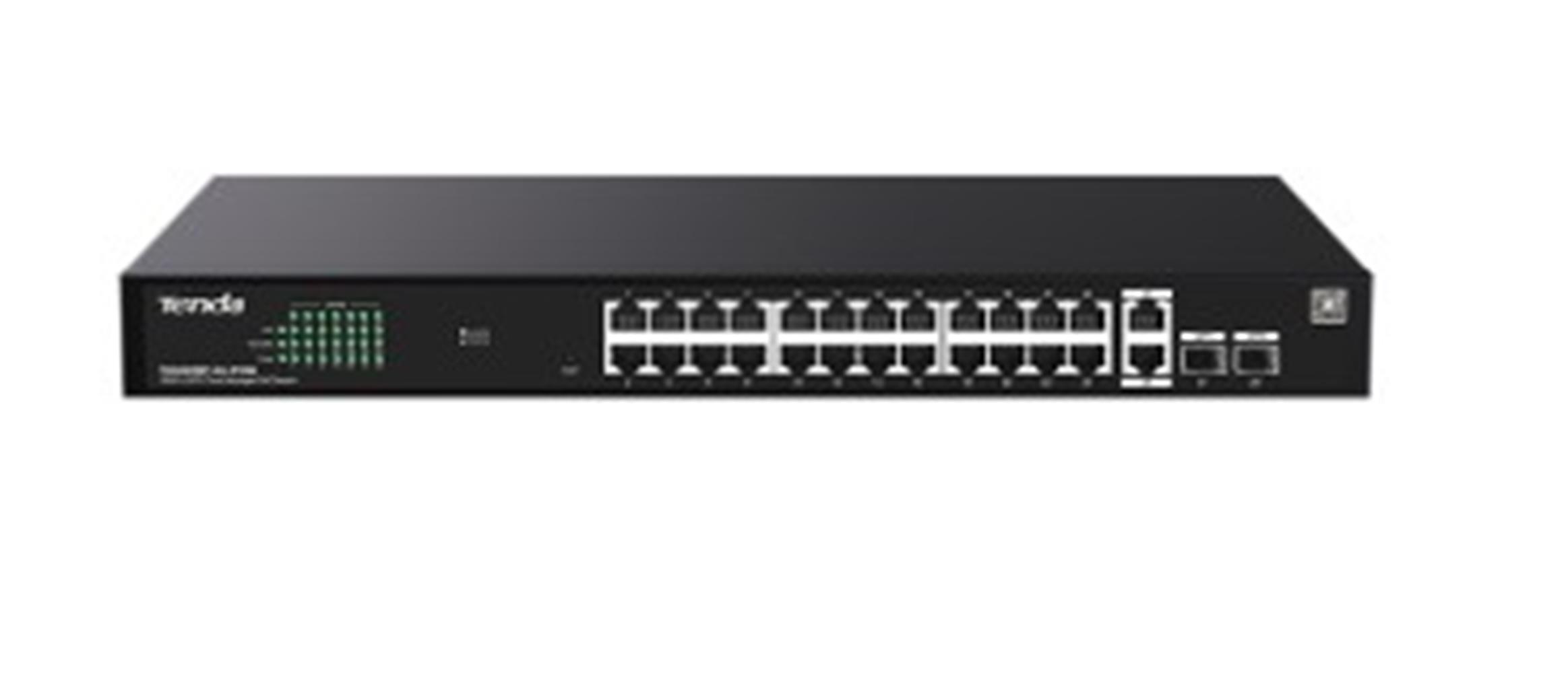 Tenda TEG2228P-24-410W 24 Port 10/100/1000 + 2 Por SWITCH