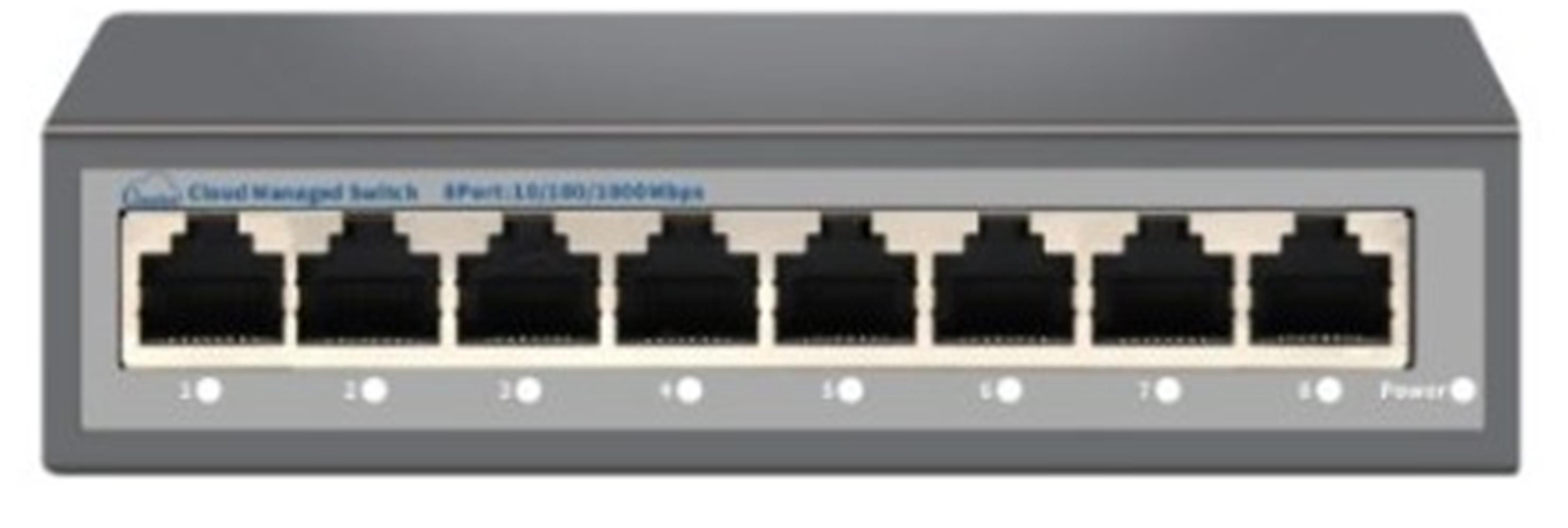Nova NVC-HIS218G 8 Port Full Giga Cloud Non Poe SWITCH