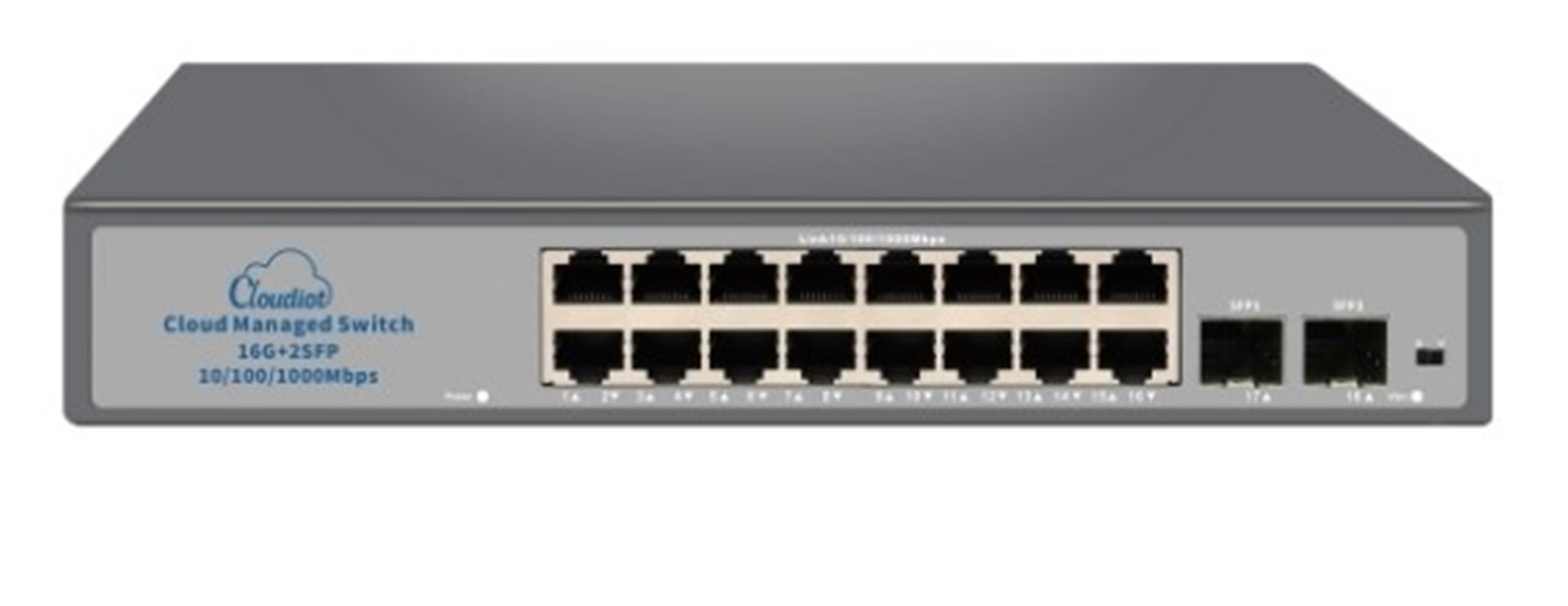 Nova NVC-HIS2116G2 16 Port Full Giga Cloud Non Poe SWITCH